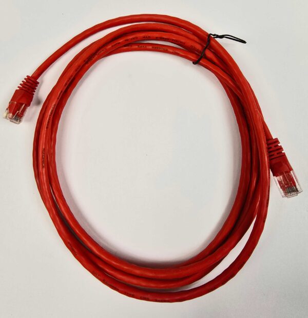 (B3) Red Cat 5 Cable for Controller Button Extension or Connecting Timers on Top of Laser Targets