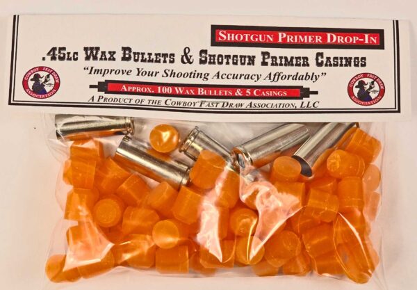 .45 Wax Bullets and 5 Shotgun Primer Brass Sampler