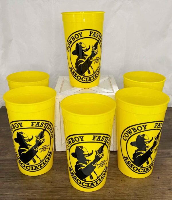 Cup - 32oz Stadium Cup - Yellow w/black logo